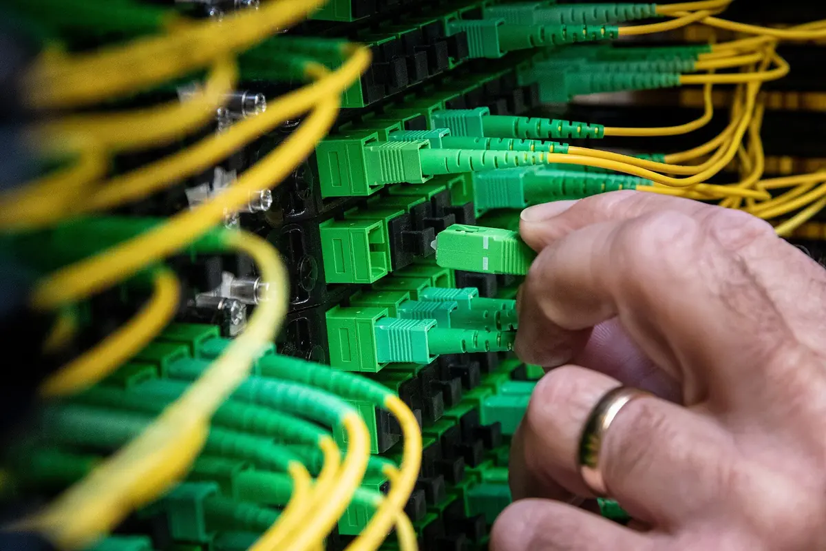 Raccordement de fibre optique