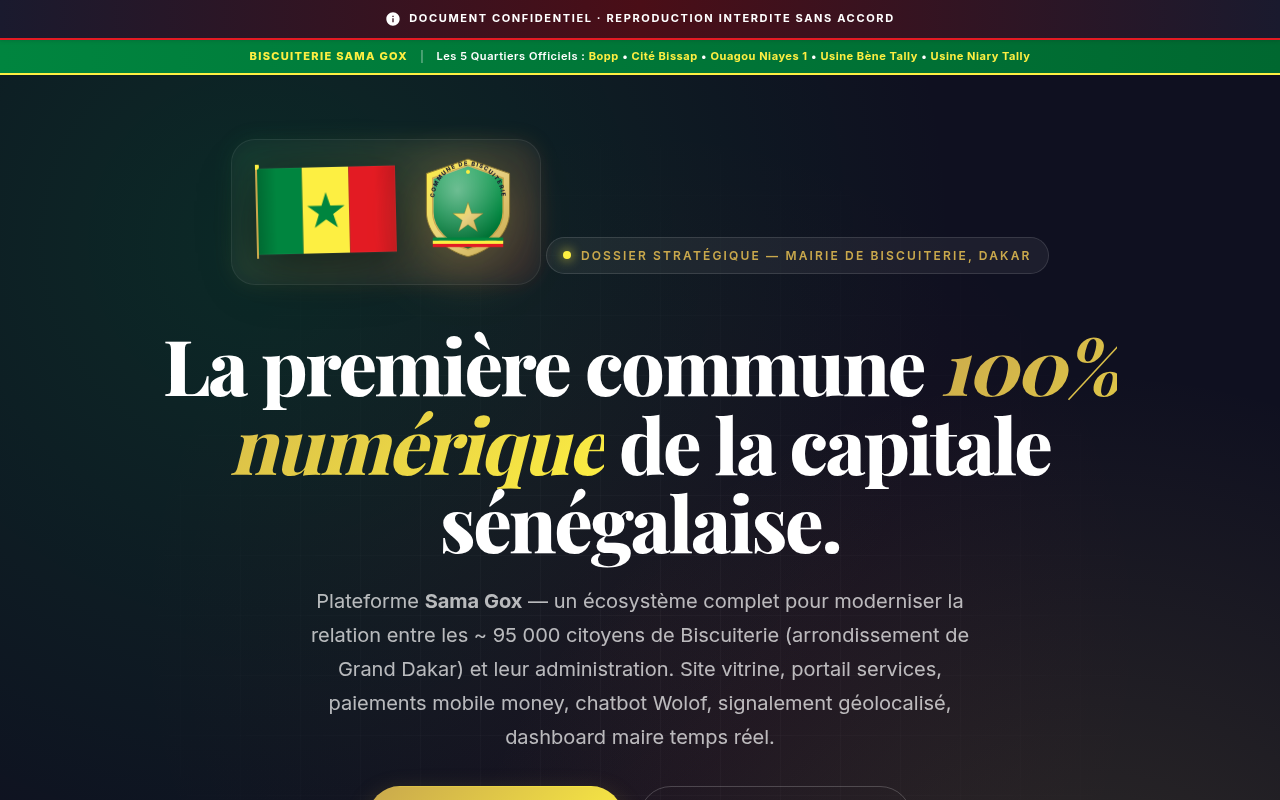 Sama Gox — Mairie de Biscuiterie